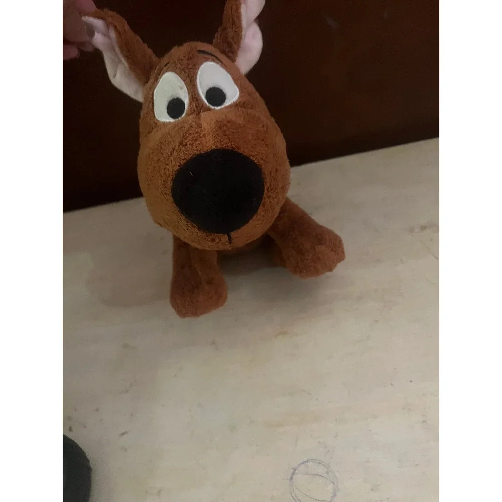 Scooby-Doo Plush Stuffed Animal Brown Dog with Blue SD Collar Hanna-Barbera